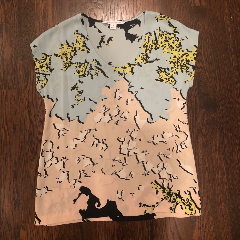 Diane Von Furstenberg silk blouse